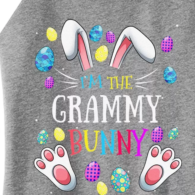 I'm The Grammy Bunny Matching Family Easter Party Women’s Perfect Tri Rocker Tank