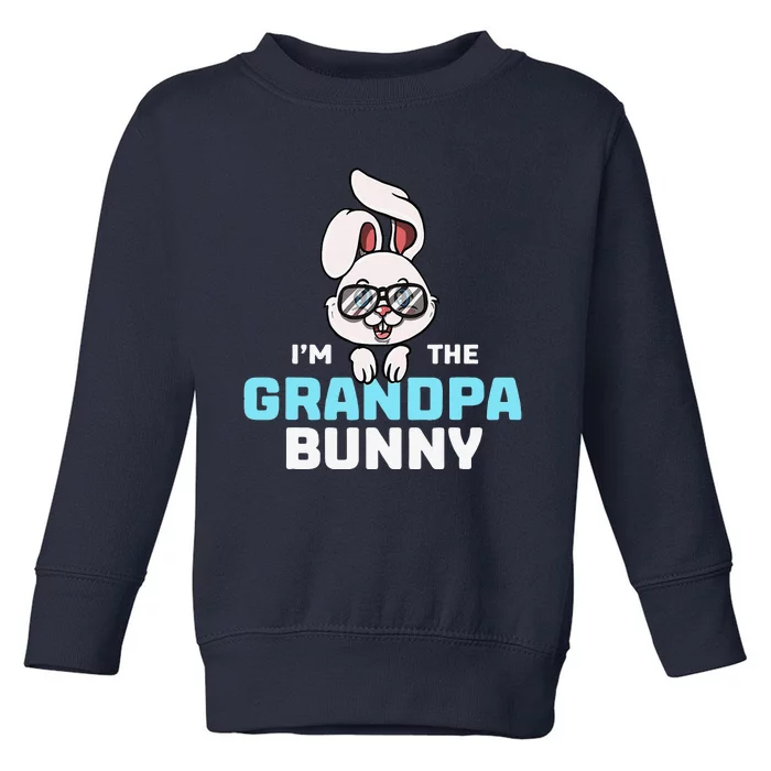 I'm The Grandpa Bunny Matching Family Easter Party Toddler Sweatshirt