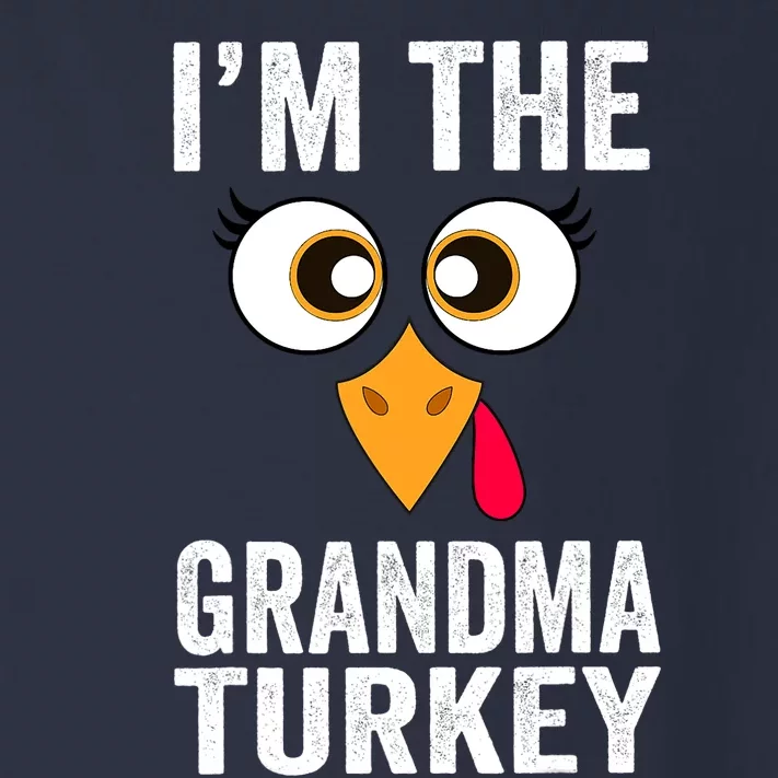 I'm The Grandma Turkey Thanksgiving Family Matching Grandma Toddler Long Sleeve Shirt