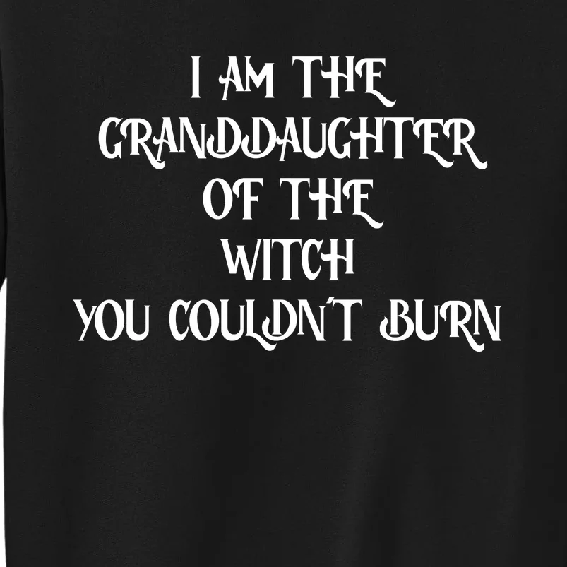 Im The Granddaughter Of The Witch You Couldnt Burn Tall Sweatshirt