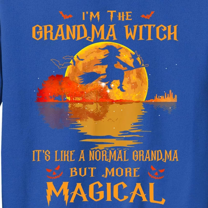 Im The Grandma Witch Its Like A Normal Grandma Halloween Gift Sweatshirt