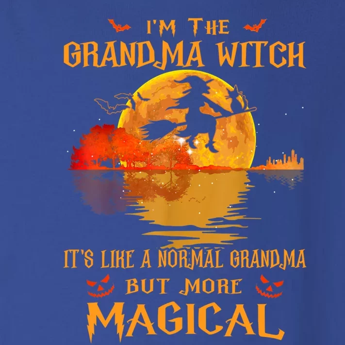 Im The Grandma Witch Its Like A Normal Grandma Halloween Gift Toddler Long Sleeve Shirt