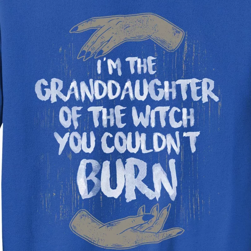 Im The Granddaughter Of The Witch You Couldnt Burn Cute Gift Sweatshirt