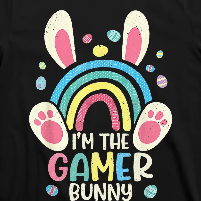 I'm The Gamer Bunny Cool Rabbit Egg Video Game Easter Day T-Shirt