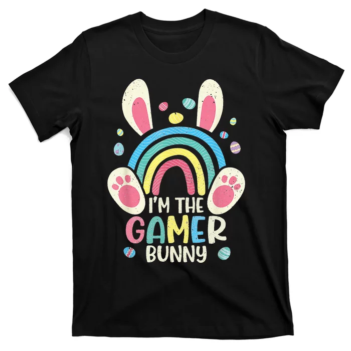 I'm The Gamer Bunny Cool Rabbit Egg Video Game Easter Day T-Shirt