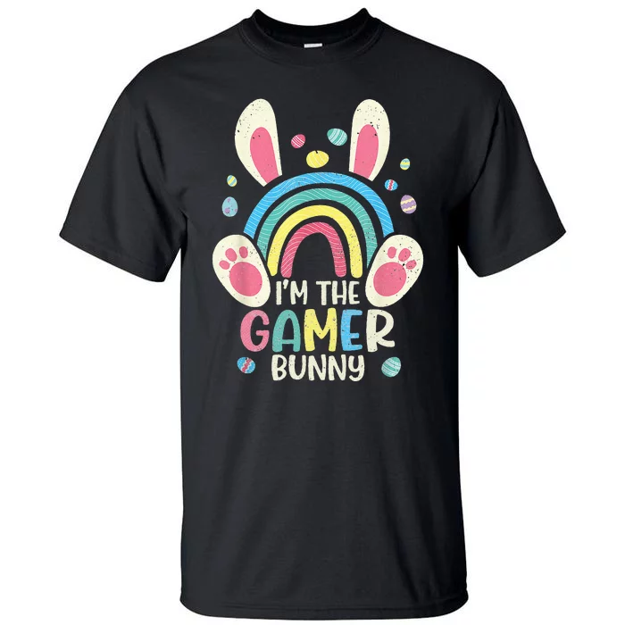 I'm The Gamer Bunny Cool Rabbit Egg Video Game Easter Day Tall T-Shirt