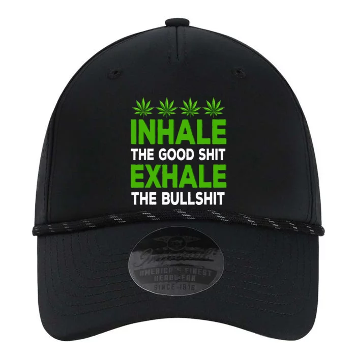 Inhale The Good Shit Exhale Bullshit Cannabis Weed Marijuana Performance The Dyno Cap