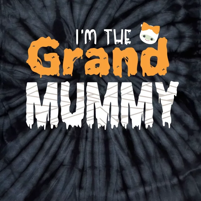 Im The Grand Mummy Funny Family Halloween Tie-Dye T-Shirt