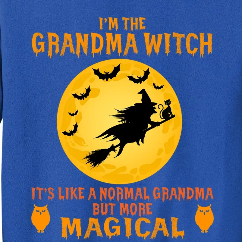 Im The Grandma Witch Halloween Magical Broom Funny Gift Sweatshirt