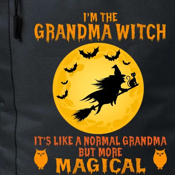 Im The Grandma Witch Halloween Magical Broom Funny Gift Daily Commute Backpack