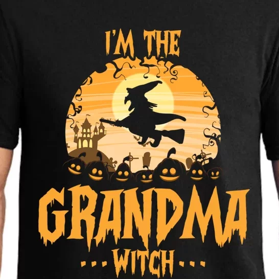 Im The Grandma Witch Matching Family Halloween Party Great Gift Pajama Set