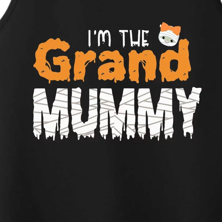 Im The Grand Mummy Funny Grandma Family Halloween Performance Tank