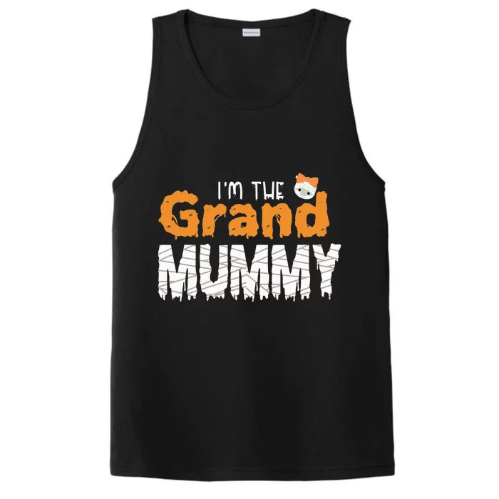 Im The Grand Mummy Funny Grandma Family Halloween Performance Tank