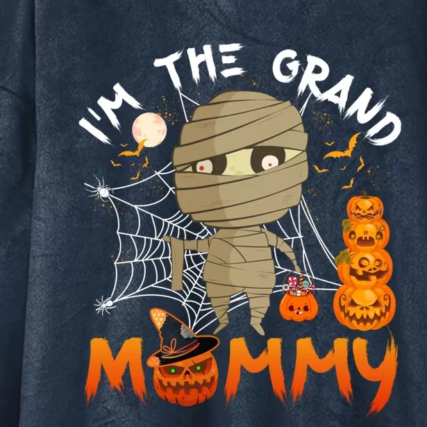 IM The Grand Grandma Halloween The Grand Mummy Gift Hooded Wearable Blanket