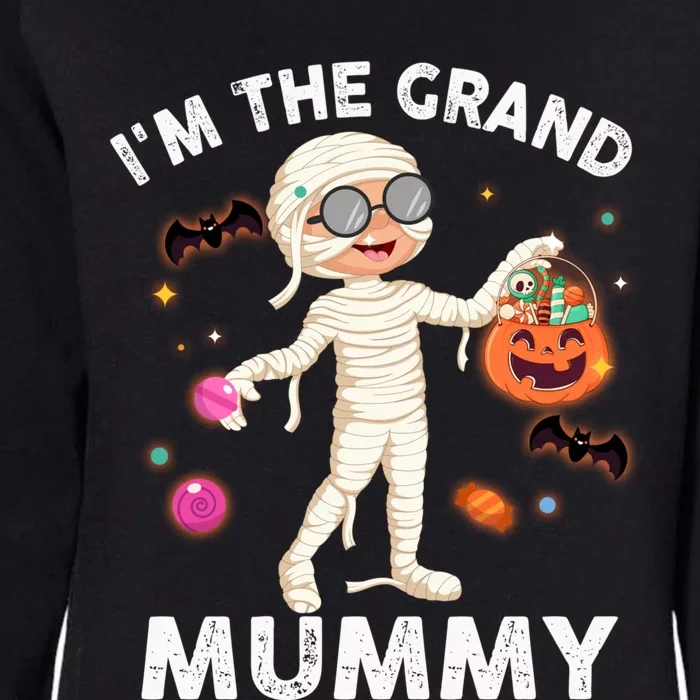 IM The Grand Mummy Funny Grandma Halloween Gift Womens California Wash Sweatshirt