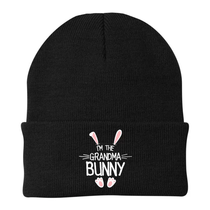 IM The Grandma Bunny Cute Matching Family Easter Knit Cap Winter Beanie