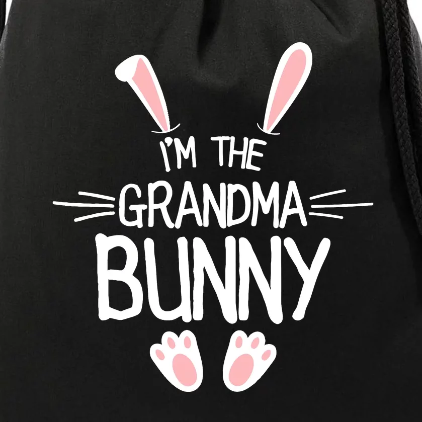 IM The Grandma Bunny Cute Matching Family Easter Drawstring Bag