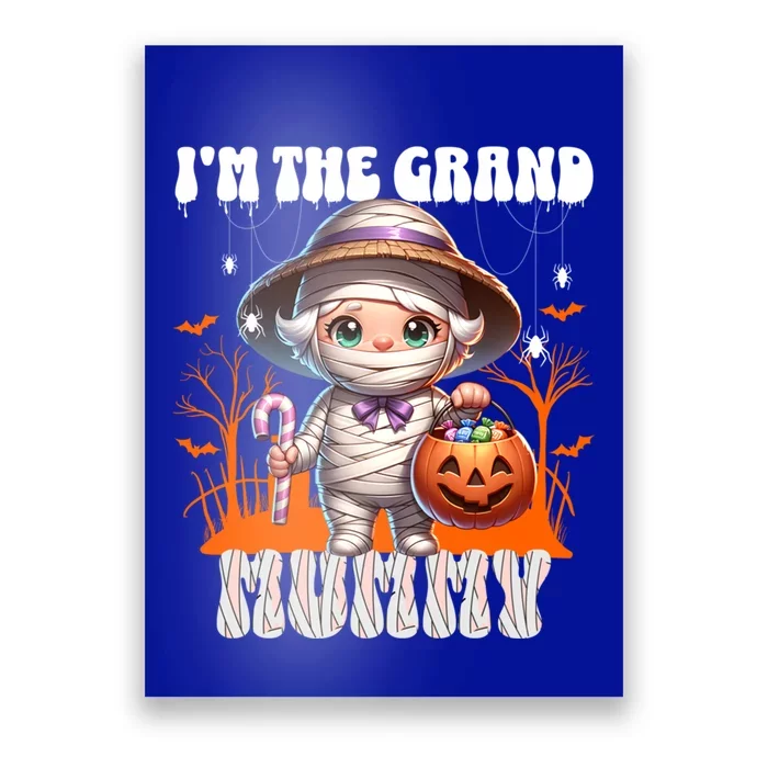 IM The Grand Mummy Grandma Mother Halloween Pumpkin Gift Poster