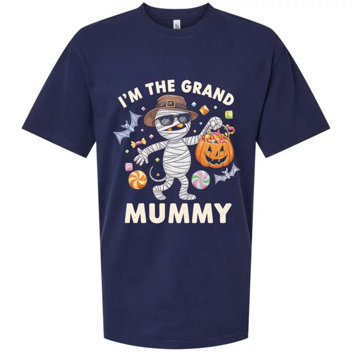 IM The Grand Mummy Halloween Costume Mummy Pumpkin Gift Sueded Cloud Jersey T-Shirt