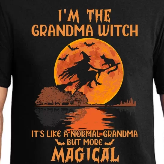 IM The Grandma Witch Like A Normal Grandma Halloween Funny Gift Meaningful Gift Pajama Set