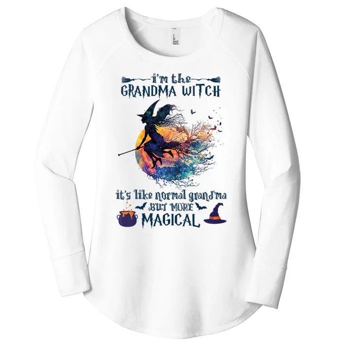 Im The Grandma Witch Like A Normal Grandma Halloween Women's Perfect Tri Tunic Long Sleeve Shirt