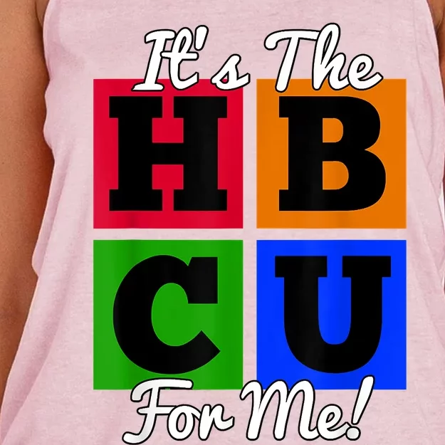 It's The HBCU For Me Apparel Women's Knotted Racerback Tank