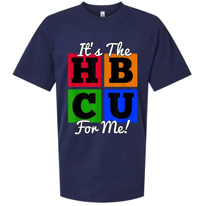 It's The HBCU For Me Apparel Sueded Cloud Jersey T-Shirt