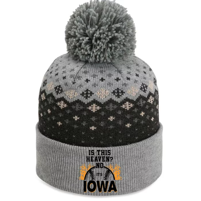 Is This Heaven No It's Iowa Baseball The Baniff Cuffed Pom Beanie