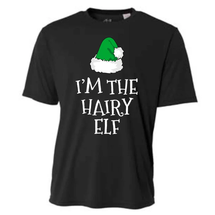 IM The Hairy Elf Christmas Funny Pajama Gift Cooling Performance Crew T-Shirt