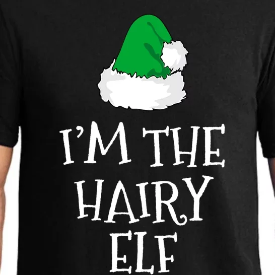 IM The Hairy Elf Christmas Funny Pajama Gift Pajama Set