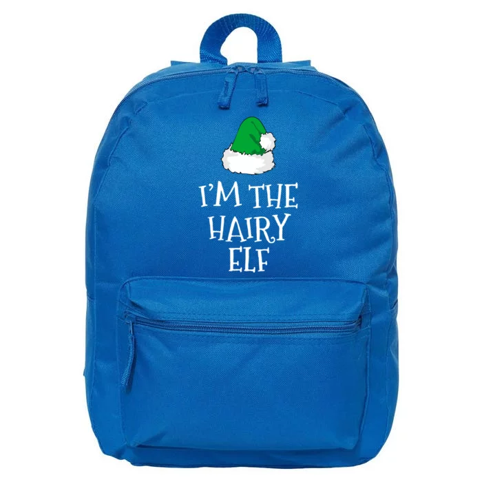 IM The Hairy Elf Christmas Funny Pajama Gift 16 in Basic Backpack