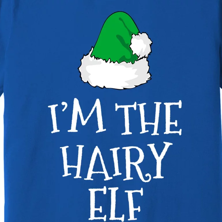 IM The Hairy Elf Christmas Funny Pajama Gift Premium T-Shirt