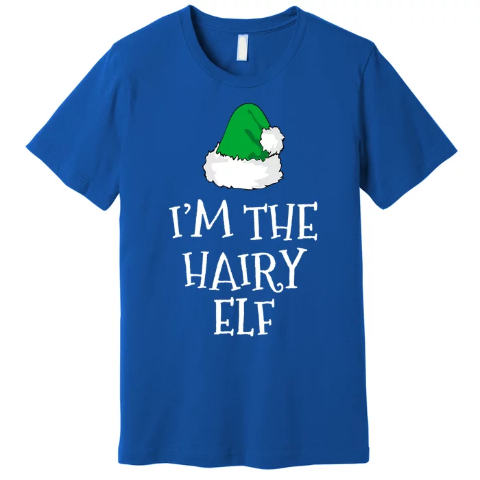 IM The Hairy Elf Christmas Funny Pajama Gift Premium T-Shirt