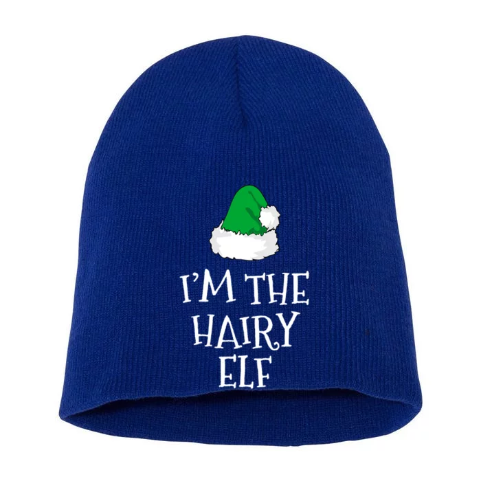 IM The Hairy Elf Christmas Funny Pajama Gift Short Acrylic Beanie