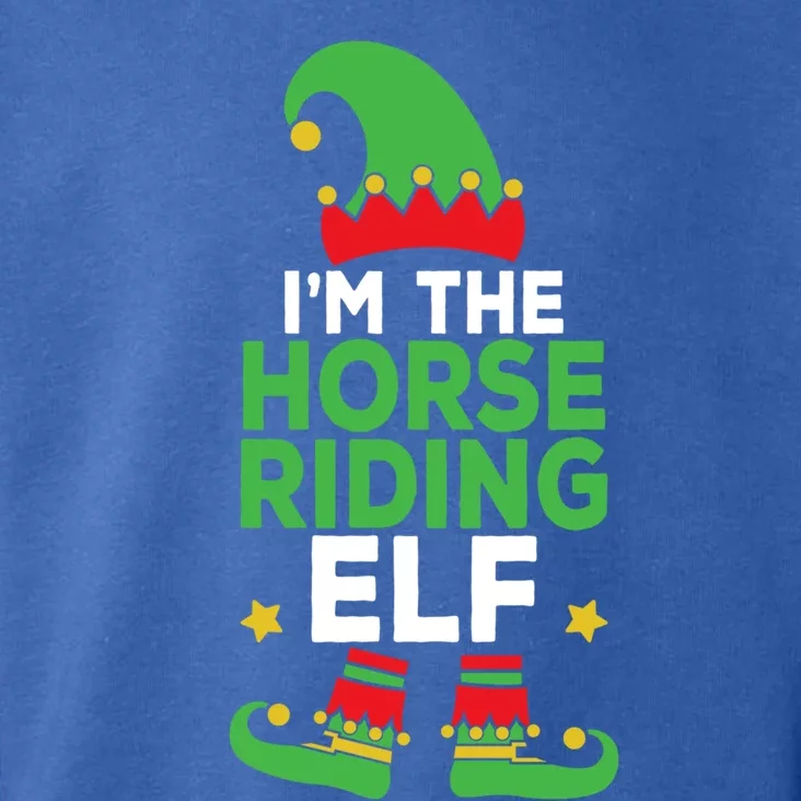 IM The Horse Riding Elf Family Holiday Matching Christmas Meaningful Gift Toddler Hoodie