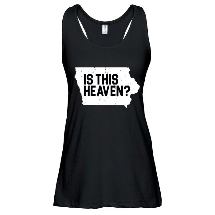 Is This Heaven Iowa Baseball Ladies Essential Flowy Tank