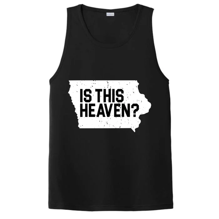 Is This Heaven Iowa Baseball Performance Tank