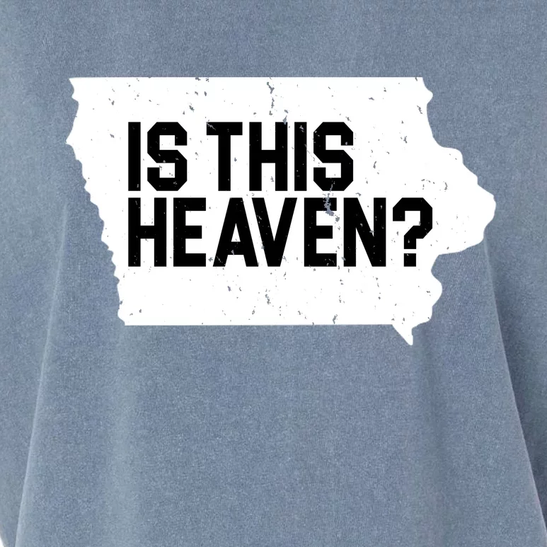 Is This Heaven Iowa Baseball Garment-Dyed Women's Muscle Tee