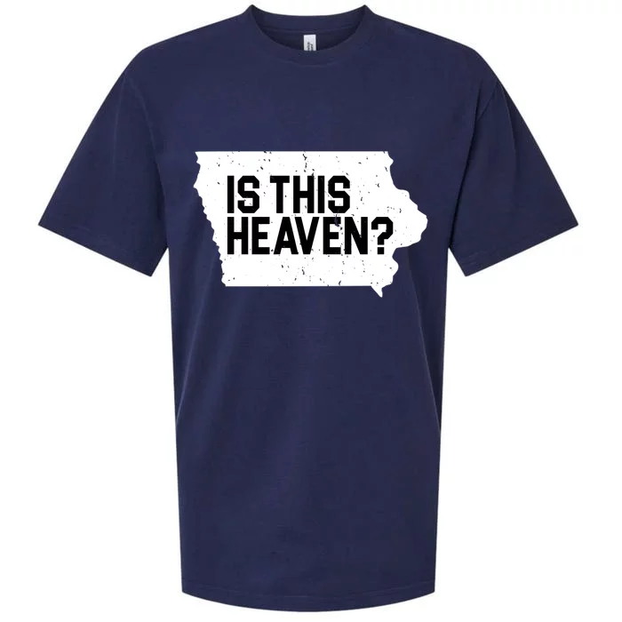 Is This Heaven Iowa Baseball Sueded Cloud Jersey T-Shirt