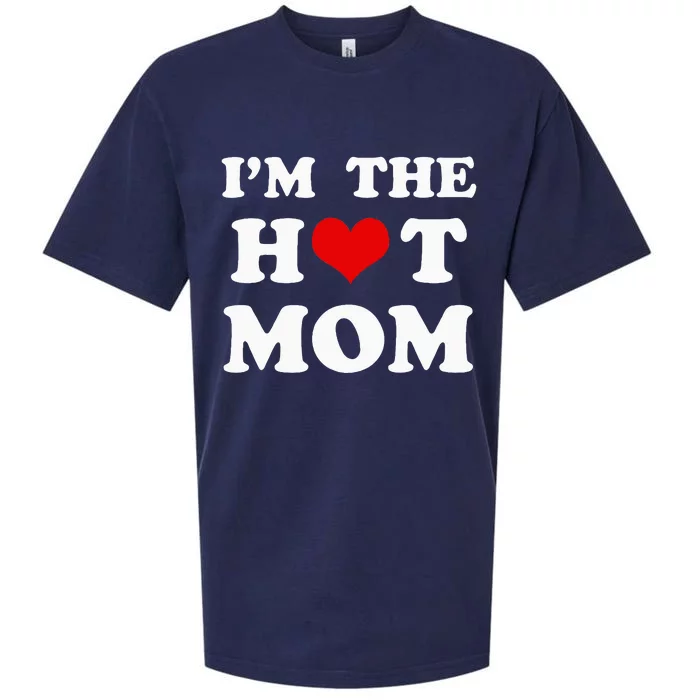 IM The Hot Mom Funny Mom Sueded Cloud Jersey T-Shirt