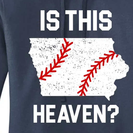 Is This Heaven Iowa Baseball Women's Pullover Hoodie