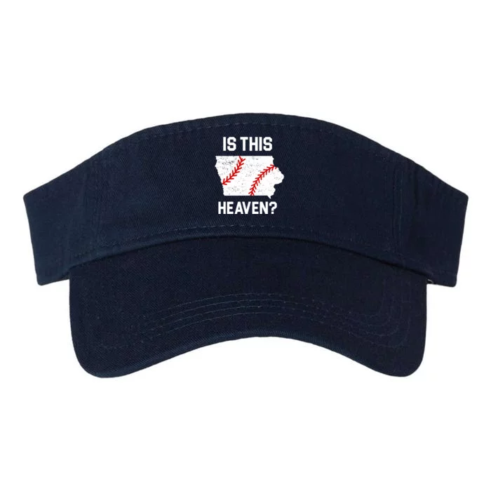 Is This Heaven Iowa Baseball Valucap Bio-Washed Visor