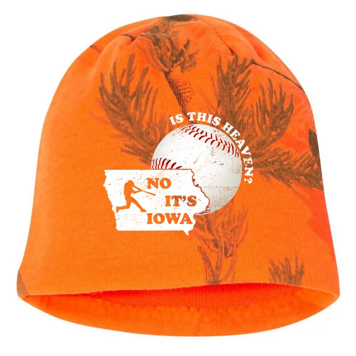 Is This Heaven? No It's Iowa Kati - Camo Knit Beanie