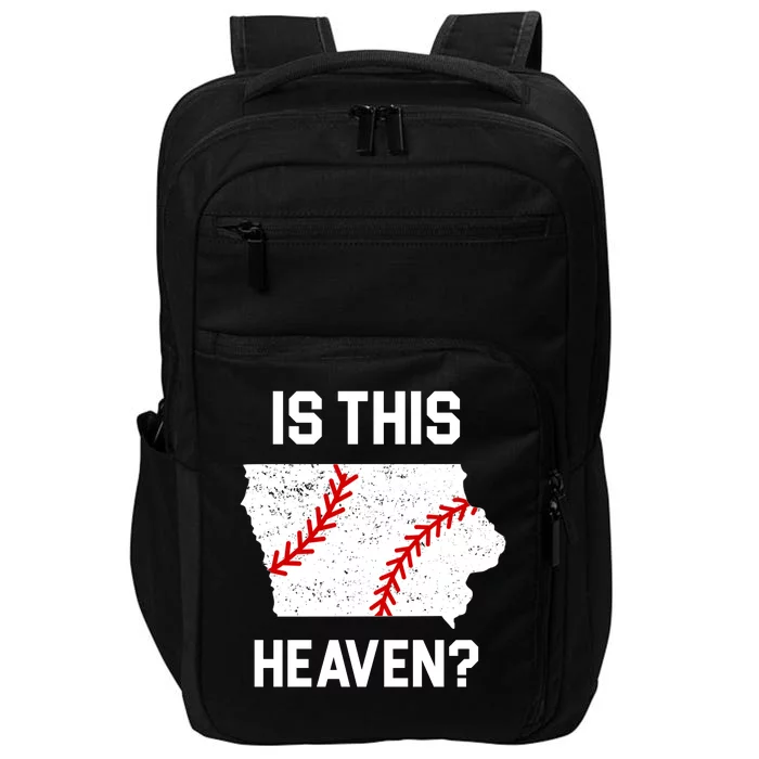 Is This Heaven Iowa Baseball Fan Impact Tech Backpack