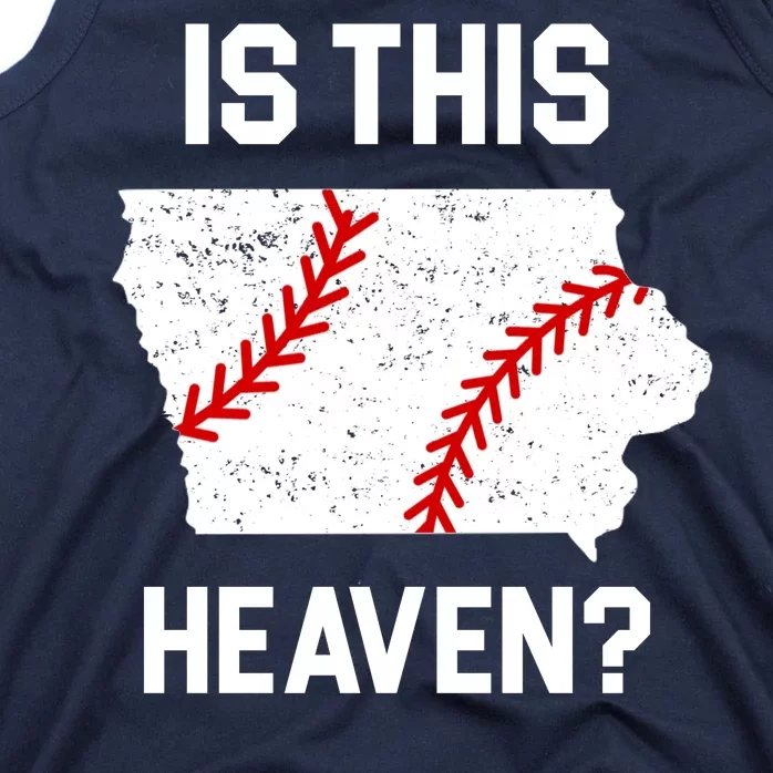 Is This Heaven Iowa Baseball Fan Tank Top