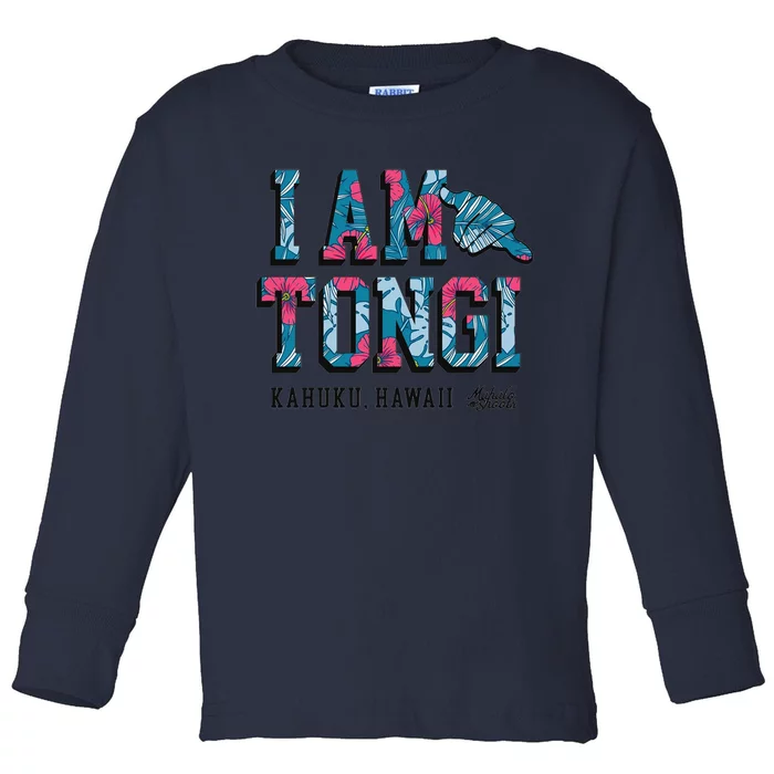 Iam Tongi Hawaii Style Toddler Long Sleeve Shirt