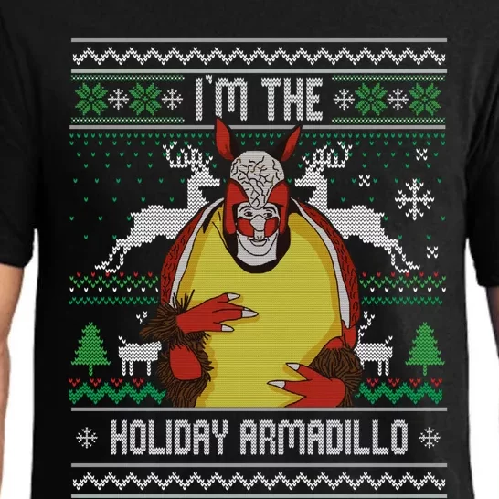 I'm the holiday armadillo Funny Ugly Christmas Pajama Set