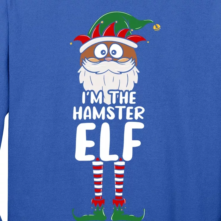 I'm The Hamster Elf Cute Hamster Lover Xmas Cute Gift Long Sleeve Shirt