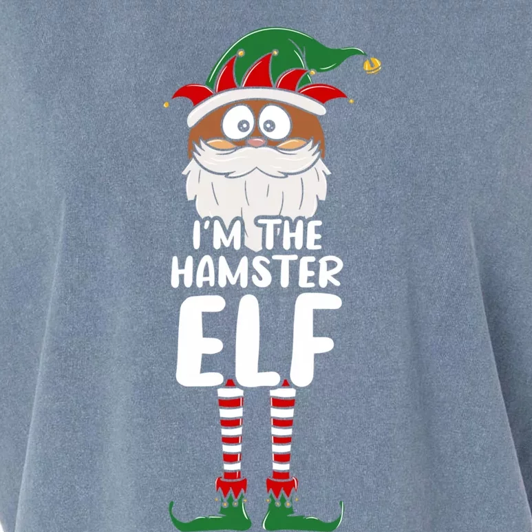 I'm The Hamster Elf Cute Hamster Lover Xmas Cute Gift Garment-Dyed Women's Muscle Tee