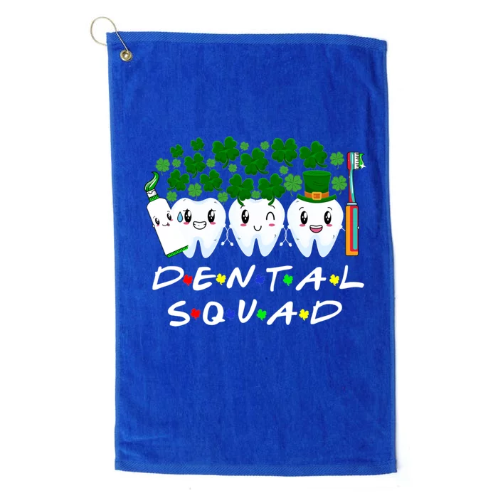 Irish Tooth Hat St Patricks Day Dentist Dental Hygienist Gift Platinum Collection Golf Towel